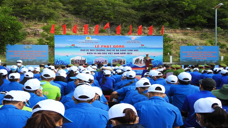 Quang cảnh buổi Lễ phát động.