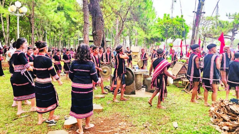 Ngày hội thu hút gần 800 nghệ nhân đến từ 17 huyện, thị xã, thành phố trên địa bàn tỉnh Gia Lai.