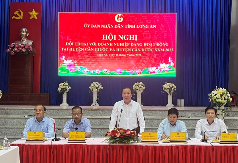 Long An đối thoại, tháo gỡ khó khăn cho doanh nghiệp