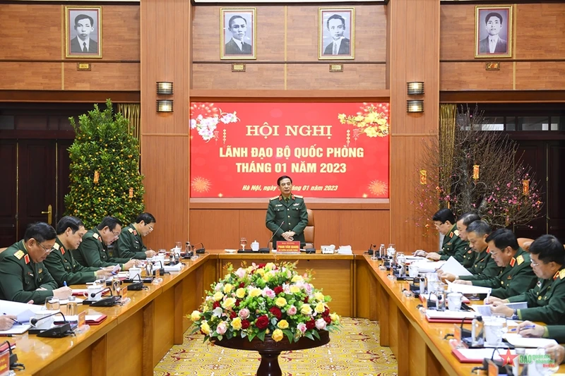 Toàn cảnh hội nghị (Ảnh: Báo Quân Đội Nhân Dân)