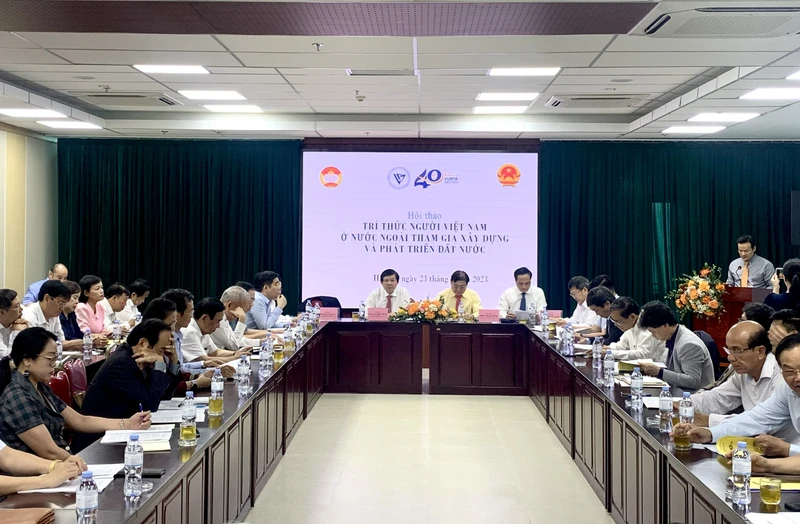 Quang cảnh cuộc hội thảo.