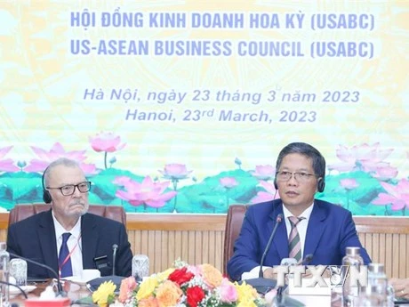 Trưởng Ban Kinh tế Trung ương Trần Tuấn Anh phát biểu tại tọa đàm. (Ảnh: Phương Hoa/TTXVN)