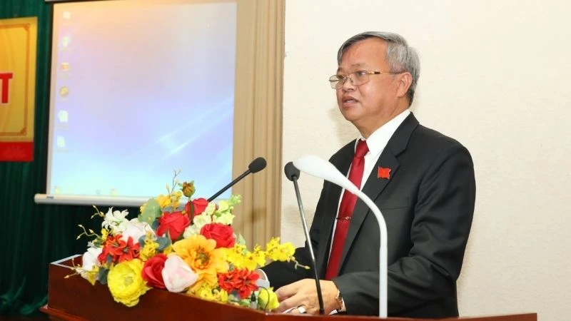 Ông Cao Tiến Dũng, Chủ tịch UBND tỉnh Đồng Nai, nhận kỷ luật bằng hình thức cảnh cáo. (Ảnh: VOV) 