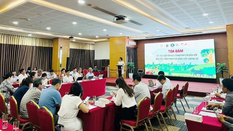 Toàn cảnh tọa đàm. (Ảnh: Tổng cục Du lịch) 