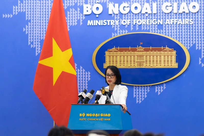 Người Phát ngôn Bộ Ngoại giao Phạm Thu Hằng. (Ảnh: Bộ Ngoại giao)