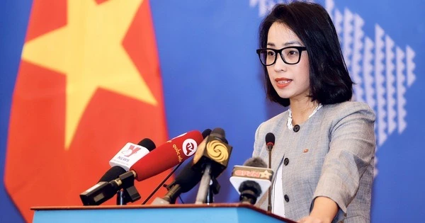 Người Phát ngôn Bộ Ngoại giao Việt Nam Phạm Thu Hằng.
