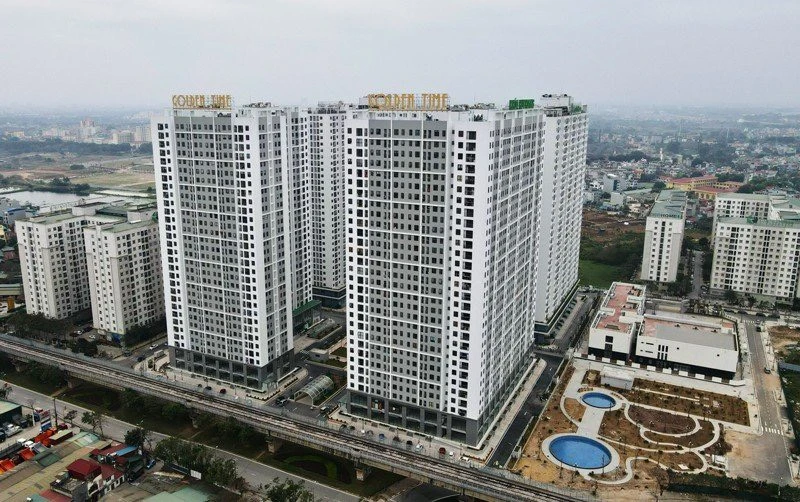 Khu nhà ở dành cho người thu nhập thấp Ecohome (quận Bắc Từ Liêm). Nguồn: Bộ Xây dựng
