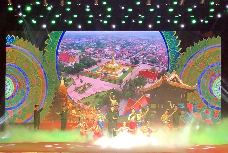 Lễ kỷ niệm 60 năm Ngày thiết lập quan hệ ngoại giao Việt Nam-Lào tại Hà Nội.