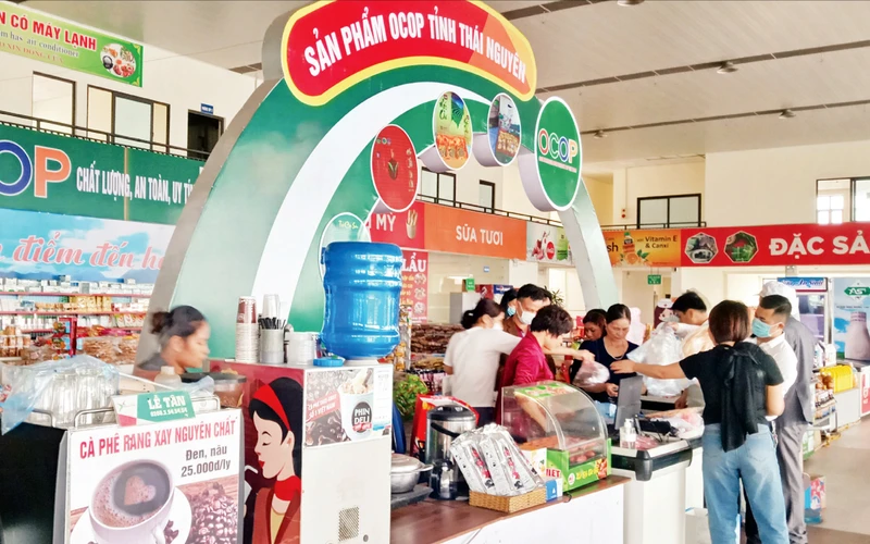 Tỉnh Thái Nguyên hỗ trợ các chủ thể gian hàng giới thiệu, bán sản phẩm khi được công nhận tiêu chuẩn OCOP.