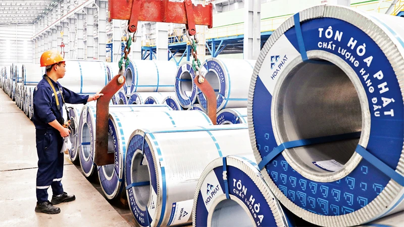Sản phẩm của Công ty TNHH tôn Hòa Phát (Hưng Yên).