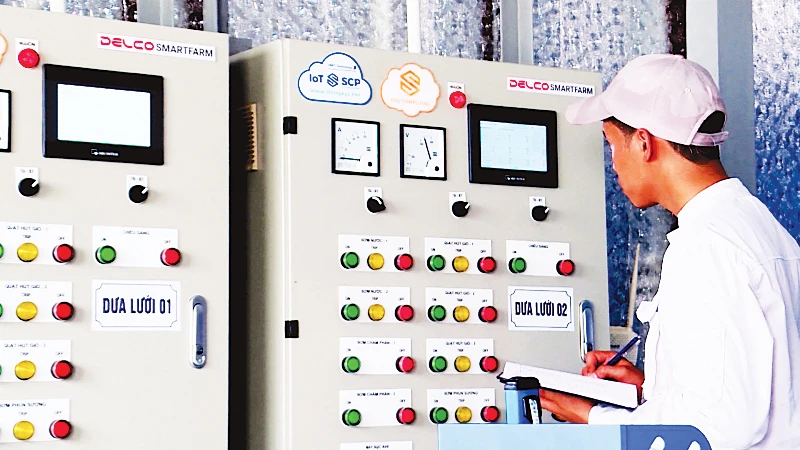Nhiều trang trại tại Bắc Ninh được theo dõi và chăm sóc tự động.