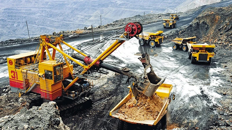 Luật Địa chất và Khoáng sản 2024 đánh dấu một bước tiến lớn trong công tác quản lý, khai thác và sử dụng bền vững tài nguyên khoáng sản. (Ảnh KHƯƠNG TRUNG) 