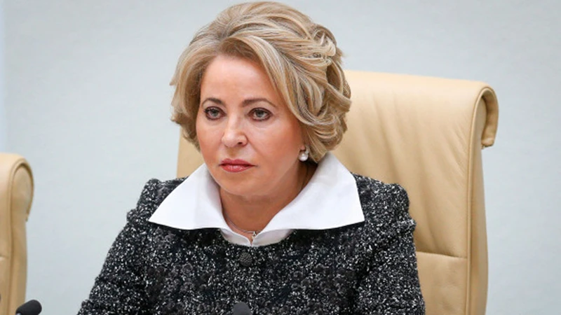 Chủ tịch Hội đồng Liên bang Nga Valentina Matviyenko. (Ảnh: RIA Novosti)