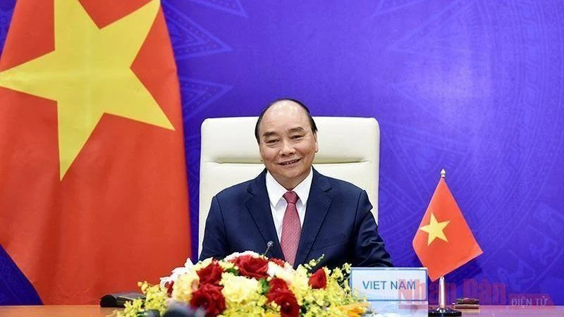 Chủ tịch nước Nguyễn Xuân Phúc. (Ảnh: Trần Hải)