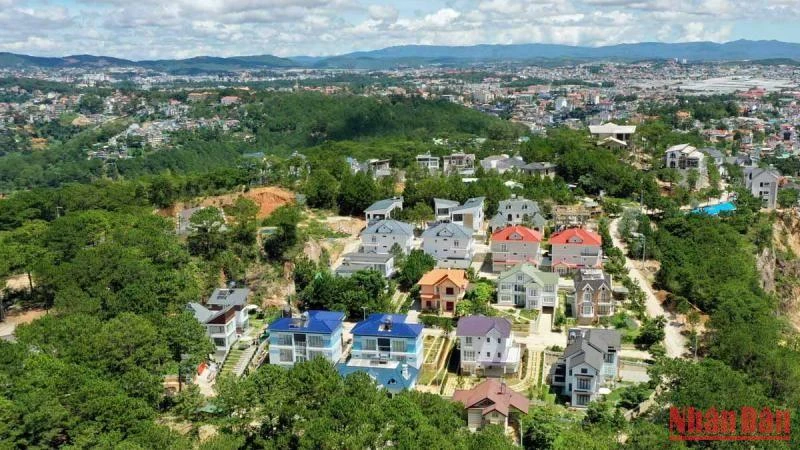 Một góc khu du lịch Nam Hồ, phường 11, thành phố Đà Lạt.