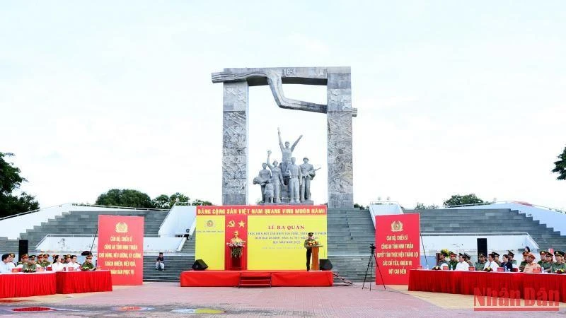 Quang cảnh buổi lễ.