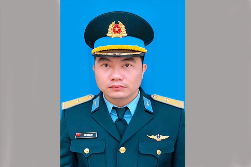 Thiếu tá Trần Ngọc Duy. (Ảnh gia đình cung cấp)