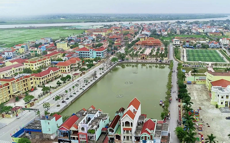 Một góc huyện Giao Thủy.