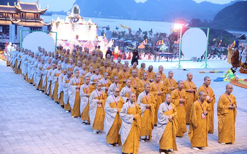 Hình ảnh tại Đại lễ Phật đản Liên hợp quốc Vesak (năm 2019).