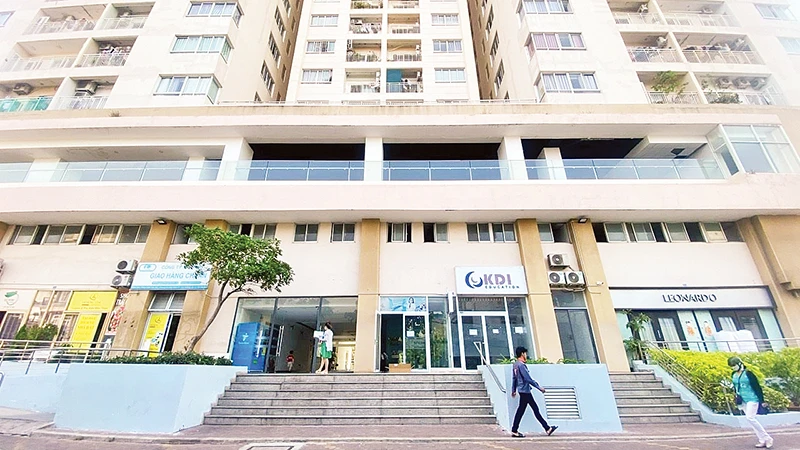 Chung cư Phú Mỹ, phường Tân Kiểng, Quận 7. (Ảnh TÙNG QUANG)