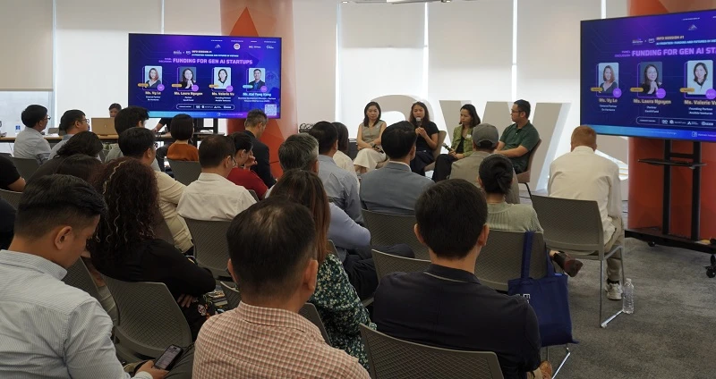Quang cảnh tọa đàm Lĩnh vực trí tuệ nhân tạo: Đầu tư và xu hướng thị trường Việt Nam.