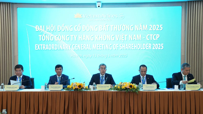 Quang cảnh Đại hội cổ đông Vietnam Airlines.