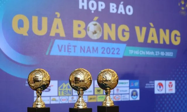 Giải thưởng Quả bóng vàng Việt Nam năm 2022 trở lại với 12 hạng mục. Ảnh: vtv.vn