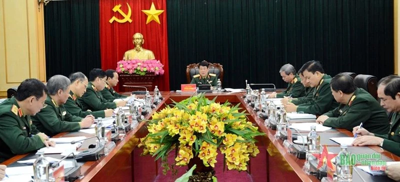 Quang cảnh hội nghị. Ảnh: Báo Quân đội Nhân dân