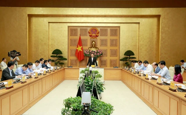 Quang cảnh buổi làm việc. Ảnh: VGP