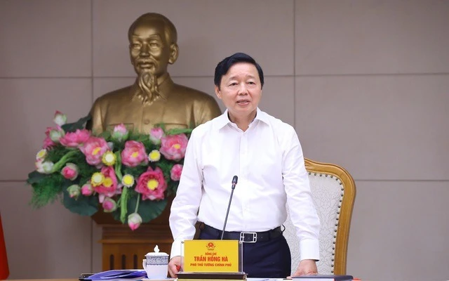  Phó Thủ tướng Trần Hồng Hà chủ trì cuộc họp Ban Chỉ đạo liên ngành về hội nhập kinh tế quốc tế. Ảnh: VGP