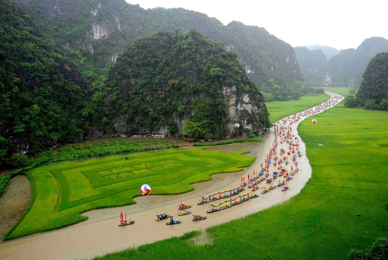 Tam Cốc - Bích Động là điểm đến hoàn hảo dành cho những ai muốn khám phá trọn vẹn vẻ đẹp non sông. (Ảnh: Sở Du lịch Ninh Bình)