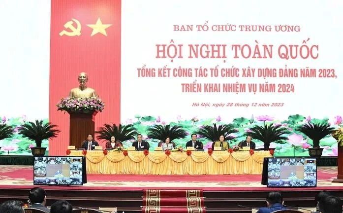 Hội nghị toàn quốc tổng kết công tác Tổ chức xây dựng Đảng năm 2023, triển khai nhiệm vụ năm 2024