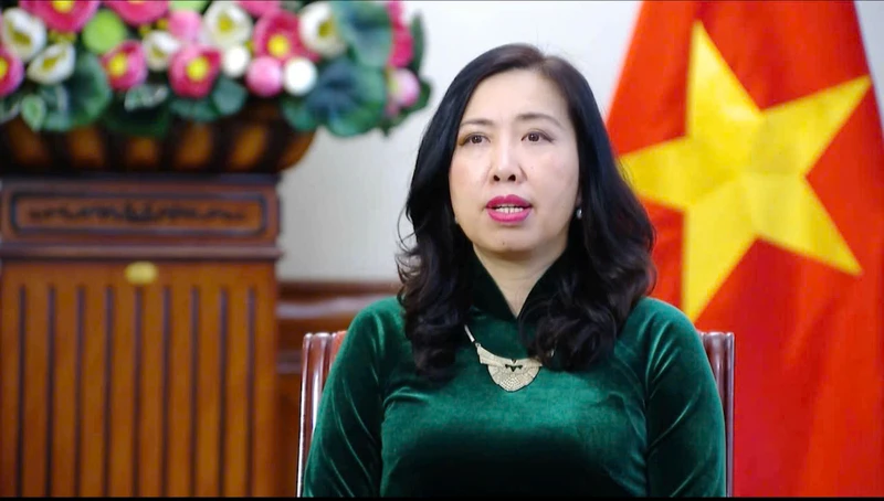 Thứ trưởng Ngoại giao Lê Thị Thu Hằng.
