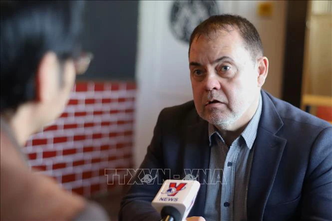 Chuyên gia Grigory Trofimchuk - Chủ tịch Quỹ nghiên cứu Khoa học Á-Âu. (Ảnh: TTXVN)