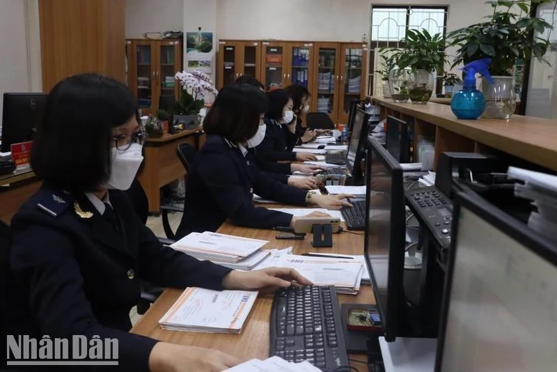 Hoạt động tại Cục Hải quan Hải Phòng.