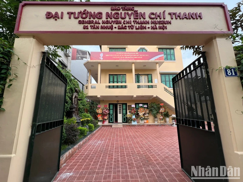 Dự kiến từ ngày 6/7 tới đây, Bảo tàng Đại tướng Nguyễn Chí Thanh tại Hà Nội sẽ mở cửa đón khách tham quan thử nghiệm. (Ảnh: TRUNG HIẾU) 