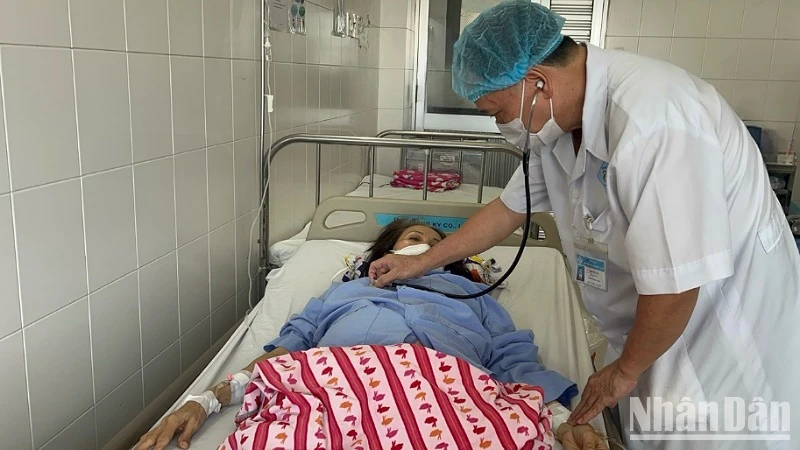 Bệnh nhân tỉnh sau can thiệp.