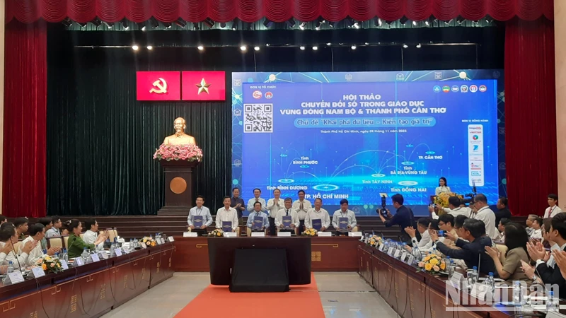 Ký kết hợp tác giữa các Sở Giáo dục và Đào tạo các tỉnh, thành phố vùng Đông Nam Bộ. 