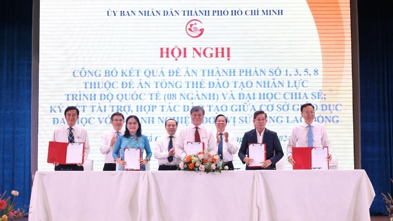 Các đơn vị ký kết hợp tác đào tạo nhân lực