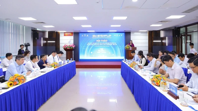 Quang cảnh hội thảo (Ảnh: Trung tâm Truyền thông và sự kiện, Bộ giáo dục và Đào tạo)