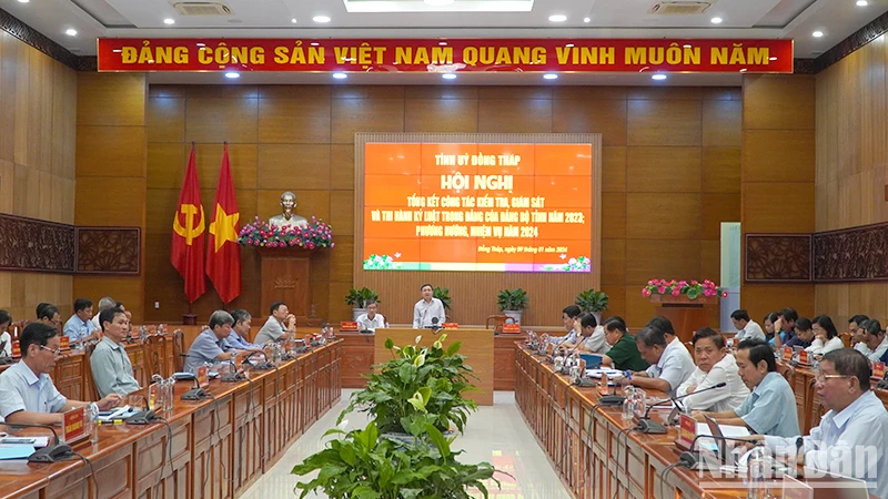 Quang cảnh hội nghị. (Ảnh: HỮU NGHĨA)