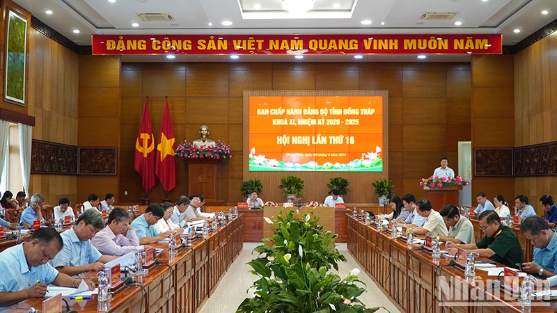 Quang cảnh hội nghị. (Ảnh: HỮU NGHĨA)