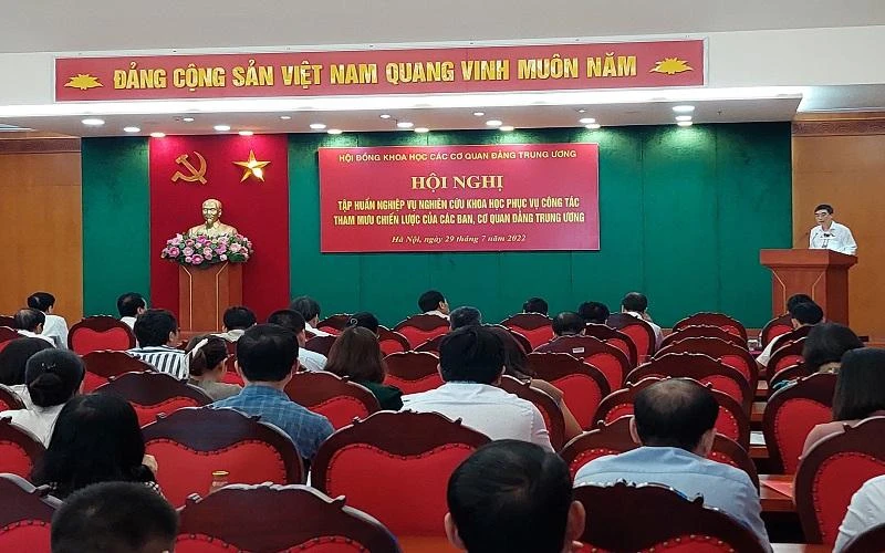 Quang cảnh hội nghị.