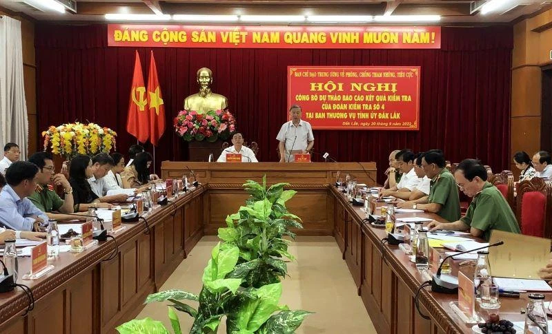 Bộ trưởng Tô Lâm phát biểu tại hội nghị.