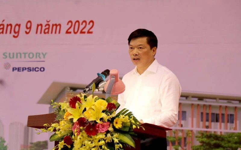 Phó Chủ tịch Ủy ban nhân dân tỉnh Bắc Ninh Đào Quang Khải phát biểu tại lễ phát động.
