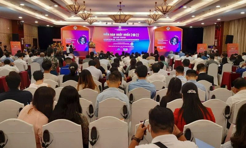 Quang cảnh Diễn đàn xuất khẩu 2022.