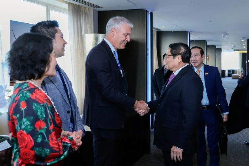 Chủ tịch BVA Andries Gryffroy cho biết, Bỉ và châu Âu đang tìm kiếm các đối tác ổn định và Việt Nam là một lựa chọn. (Ảnh: Nhật Bắc)