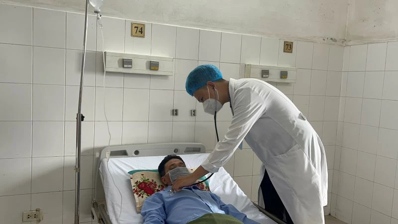 Bệnh nhân L.V.T., hiện tỉnh táo, sinh tồn ổn định sau can thiệp. 
