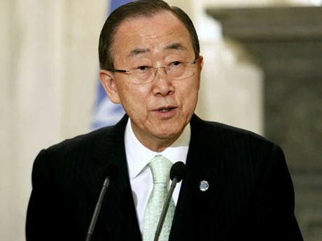 Cựu Tổng thư ký Liên hợp quốc Ban Ki-moon. (Nguồn: brecorder)