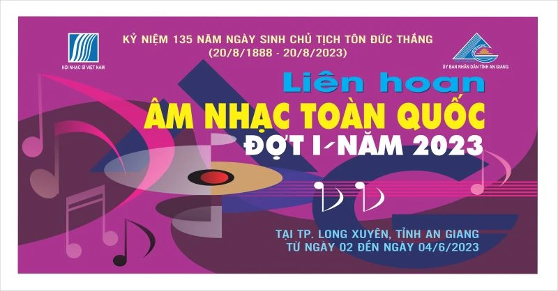 Pano Liên hoan Âm nhạc toàn quốc đợt I-năm 2023.